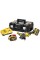 Акумуляторна кутова шліфувальна машина DeWALT DCG418X2 XR FlexVolt (54 В/2 x 9,0 Аг/125 мм)