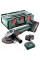 Акумуляторна кутова шліфувальна машина Metabo W 18 L 9-125 Q (18 В 2 x 5,2 Аг) MetaBox165L 602249650