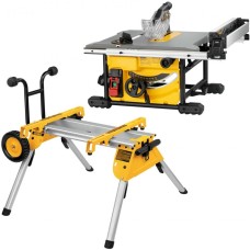 Настільна пилка DeWALT DWE7485RS (1850 Вт/210 мм) + робочий стіл DE7400