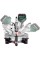 Торцювальна пилка Metabo KGSV 254 MC з подачею (254 мм/3400 об/хв) 615254000
