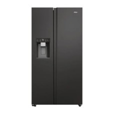 Холодильник Haier HSW79F18DIPT Full No Frost 177,5 см Чорний матовий диспенсер для води