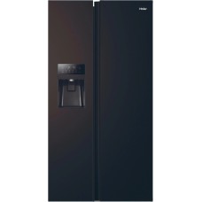 Холодильник Haier Series 3 SBS HSR3918EIPB Full No Frost 177,5 см Диспенсер для води Obsidian