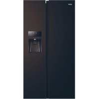 Холодильник Haier Series 3 SBS HSR3918EIPB Full No Frost 177,5 см Диспенсер для води Obsidian