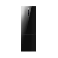 Холодильник Amica FK3356.4GBDF(D) Full No Frost 185.5см Чорне скло