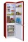 Amica fk2965.3raa 181 см. Червоний холодильник