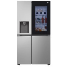Холодильник LG SBS InstaView GSGV80PYLL Full No Frost 179см Диспенсер для води Камера свіжості Пульт срібний