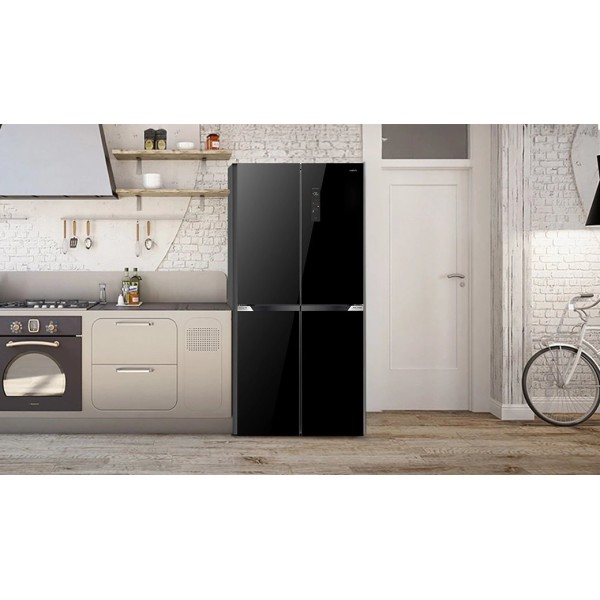 Холодильник MPM SBS 503-SSI-13/D Full No Frost 190.2 см black