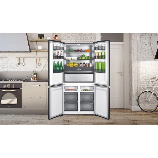 Холодильник MPM SBS 503-SSI-13/D Full No Frost 190.2 см black