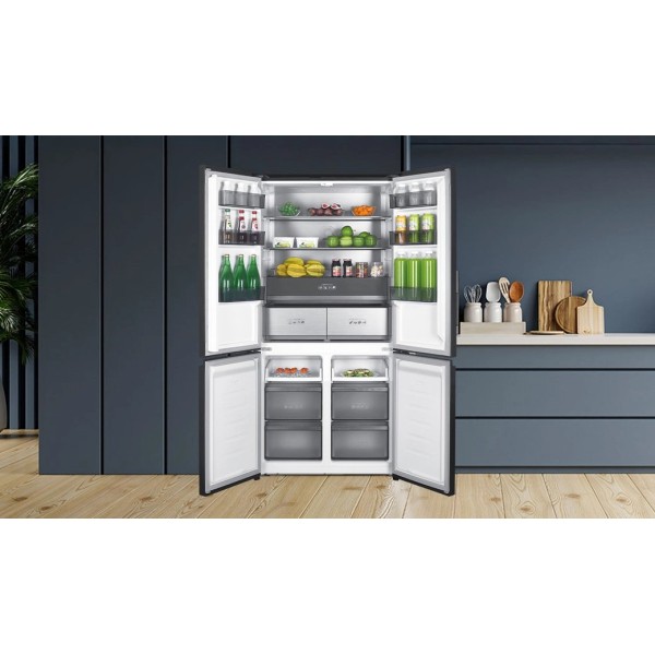 Холодильник MPM SBS 503-SSI-13/D Full No Frost 190.2 см black