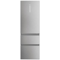 Холодильник Haier Series 5 HTW5618DNMG Full No Frost 185см Шухляда з контролем вологості Дистанційне керування Inox
