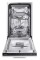 Samsung DW50R4070BB 44.8 см. Автоматичне відкриття ящика для столових приладів