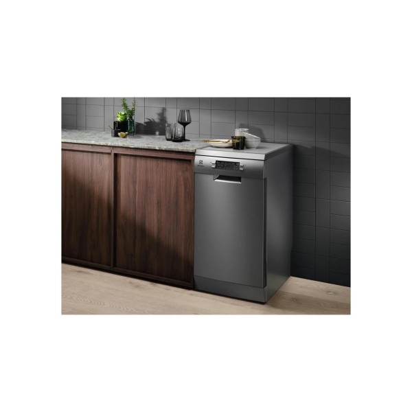 Electrolux ESG43310SX 45 см. Автоматичне відкриття ящика для столових приладів