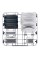 Haier I-Pro Shine Dishwasher Series 7 XF 6A0M4PDX 59,7 см Автоматичне відкриття дверцят Ящик для столових приборів