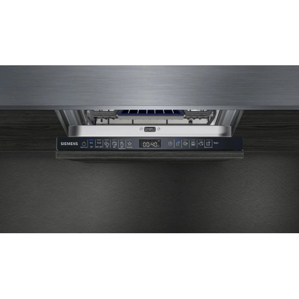 Посудомийна машина Siemens iQ500 SR65ZX22ME 44.8 см, висувна шухляда для столових приборів, пульт дистанційного керування Посудомийна машина Siemens iQ500 SR65ZX22ME 44.8 см, висувна шухляда для столових приборів, пульт дистанційного керування