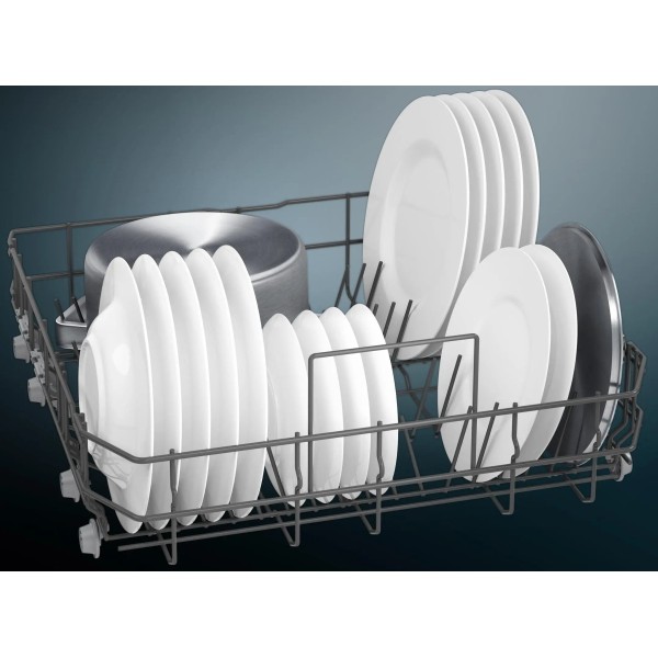 Посудомийна машина Siemens iQ100 SN61HX08VE, 59.8 см, висувна шухляда для столових приборів, пульт дистанційного керування, без панелі Посудомийна машина Siemens iQ100 SN61HX08VE, 59.8 см, висувна шухляда для столових приборів, пульт дистанційного керування, без панелі