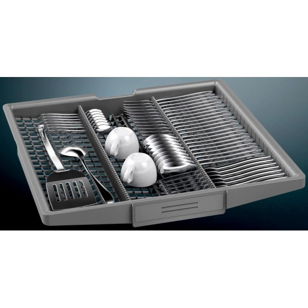 Посудомийна машина Siemens iQ100 SN61HX08VE, 59.8 см, висувна шухляда для столових приборів, пульт дистанційного керування, без панелі Посудомийна машина Siemens iQ100 SN61HX08VE, 59.8 см, висувна шухляда для столових приборів, пульт дистанційного керування, без панелі