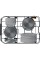 Посудомийна машина Whirlpool WH6FC11BS7A0W 45 см Автоматичне відкриття дверцят Ящик для столових приборів