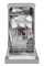 Посудомийна машина Amica DFM42C7TOqSD 44,8 см Автоматичне відкриття дверцят