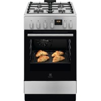 Газоелектрична плита Electrolux 600 LKK564222X Випікання на парі Конвекція