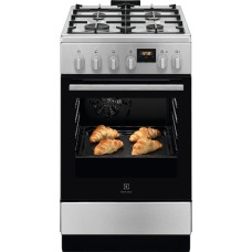 Газоелектрична плита Electrolux 600 LKK564222X Випікання на парі Конвекція