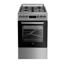 Плита газово-електрична Beko FSMT52336DXDS Hot Air Rotisserie