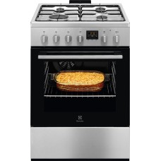 Газоелектрична плита Electrolux 600 LKK660222X Парова печь Конвекційна піч
