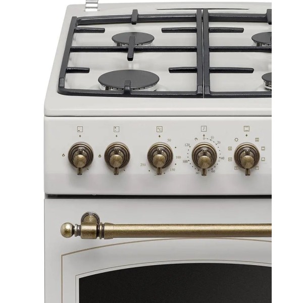 AMICA 515GE2.33ZPMSDPA Газ та електрична кухня (CI) AMICA 515GE2.33ZPMSDPA Газ та електрична кухня (CI)