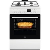 Газоелектрична плита Electrolux 600 LKK660222W Парова печь Конвекційна піч