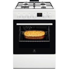 Газоелектрична плита Electrolux 600 LKK660222W Парова печь Конвекційна піч