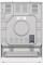 Газоелектрична плита Gorenje G400 GK6A40WFFM Grill Pizza