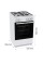 Газова плита Gorenje GG5A10WFFM AquaClean