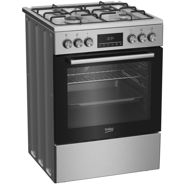 Газоелектрична плита Beko FBE6330GXDSN, конвектомат Газоелектрична плита Beko FBE6330GXDSN, конвектомат