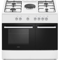 Газоелектрична плита MPM 96-KGE-15 з можливістю підключення до зрідженого газу (LPG)