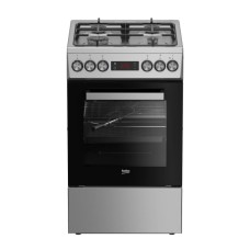 Газоелектрична плита Beko FSMT52336DXDT з конвекцією 