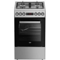 Газоелектрична плита Beko FSMT52336DXDT з конвекцією 