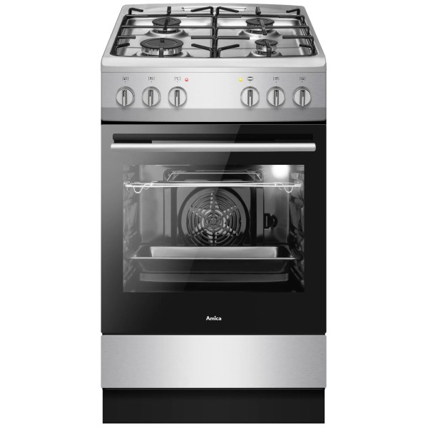 AMICA 57GE2.33ZPPF (xx) Газове приготування та електрична кухня AMICA 57GE2.33ZPPF (xx) Газове приготування та електрична кухня