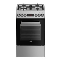Газоелектрична плита Beko FSM51338DXDT з конвекцією