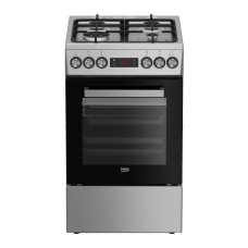 Газоелектрична плита Beko FSM51338DXDT з конвекцією
