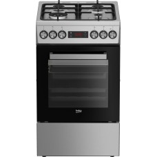 Газоелектрична плита Beko FSM51338DXDT з конвекцією