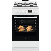 Газоелектрична плита Electrolux 600 LKK560224W Випікання на парі Конвекція Газоелектрична плита Electrolux 600 LKK560224W Випікання на парі Конвекція