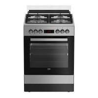 Газ та електрична кухня Beko fsm62331dxt гаряче повітря