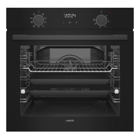 Електрична духовка MPM 63-BO-30 AirFry Black Glass