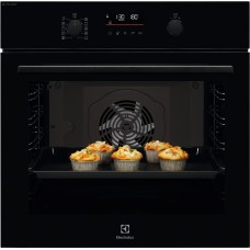 Електрична пароварка Electrolux 600 SteamBake EOD6F77WZ Конвекційний температурний зонд чорний