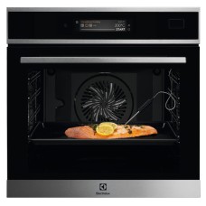 Electrolux eoc9p31wx Steamcrisp срібна чорна піч