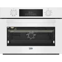 Електрична духовка Beko b300 BBCM18300W з конвекцією, біла, скло