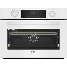 Електрична духовка Beko b300 BBCM18300W з конвекцією, біла, скло