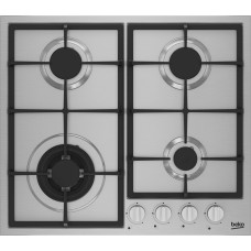 Газова варильна поверхня Beko bPro500 HBIAG64225SXP 59 см