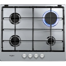 Газова варильна поверхня Whirlpool TGML 650 IX 58 см Inox