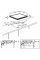Керамічна варильна поверхня Electrolux EHF46547XK 57.6 см