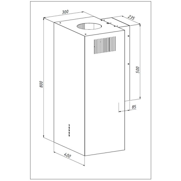 Витяжка Akpo WK-12 Carmen біла Витяжка Akpo WK-12 Carmen біла
